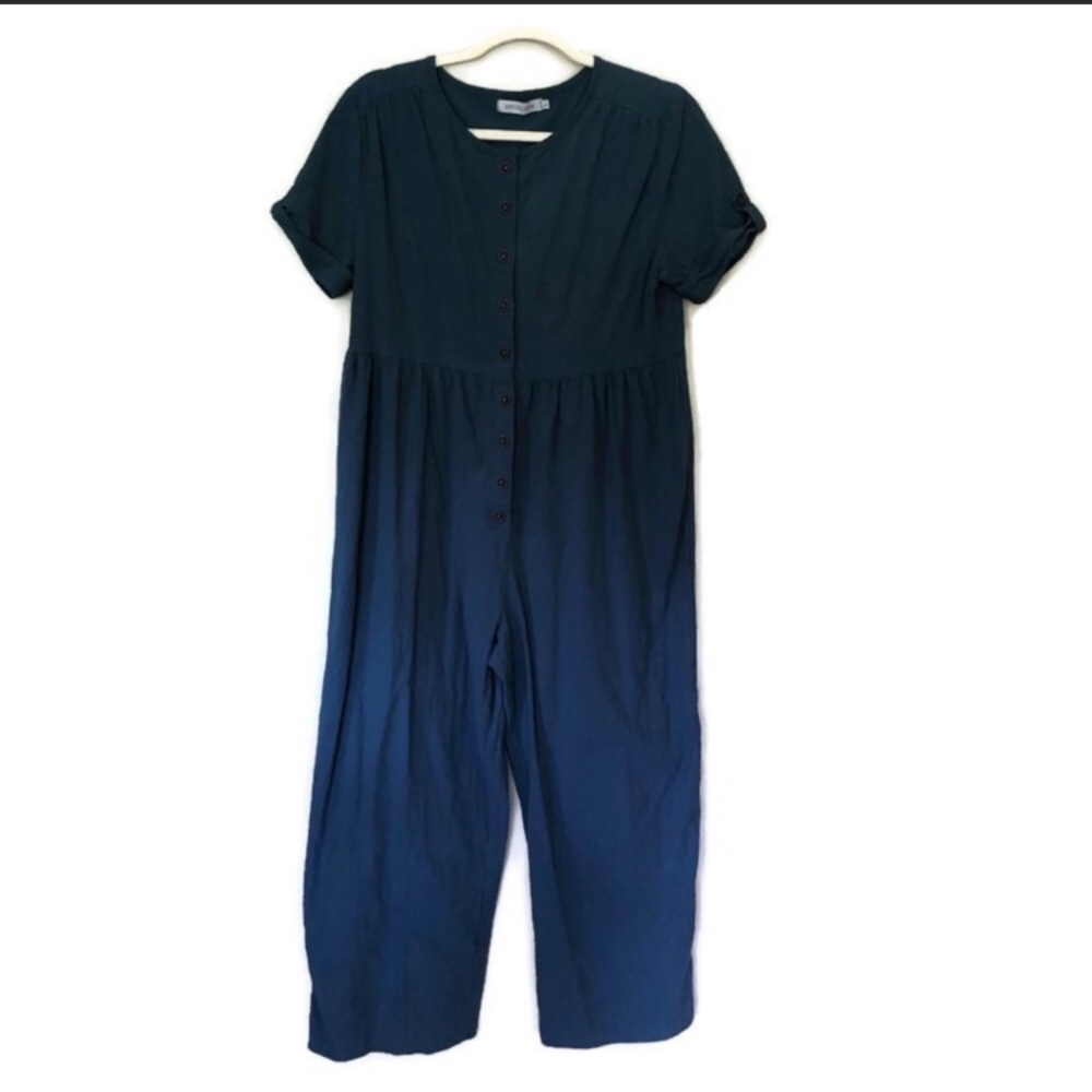 MISLOOK blue wide leg jumpsuit size L